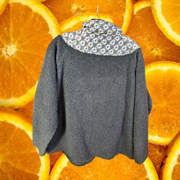 Vera Bradley Women's Outlet Teddy Fleece 1/2 Zipper Pullover Sweater Size XL - Picture 3 of 8